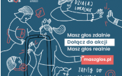 Akcja Masz Glos , plakat informacyjny