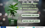 Zarowka, tablica z napisem informujacym o spotkniu