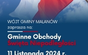 plakat informujący o obchodach 11 Listopada 2024