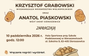 plakata w kolorze zółtym z ciemnymi napisami