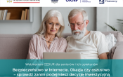 Urzad KNF - Grafika webinarium CEDUR dla seniorow i ich opiekunow - 13 pazdziernika 2026 roku